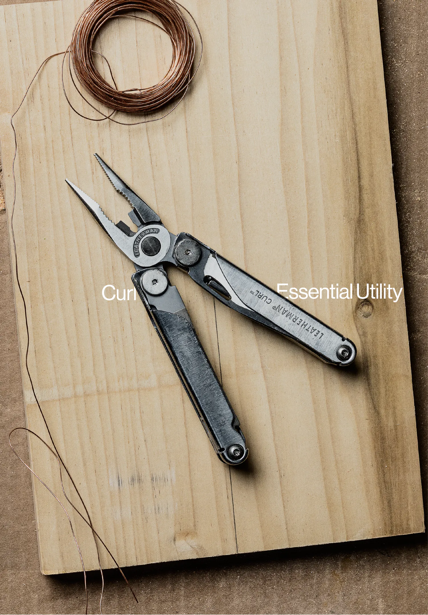 Leatherman multi-tool in use