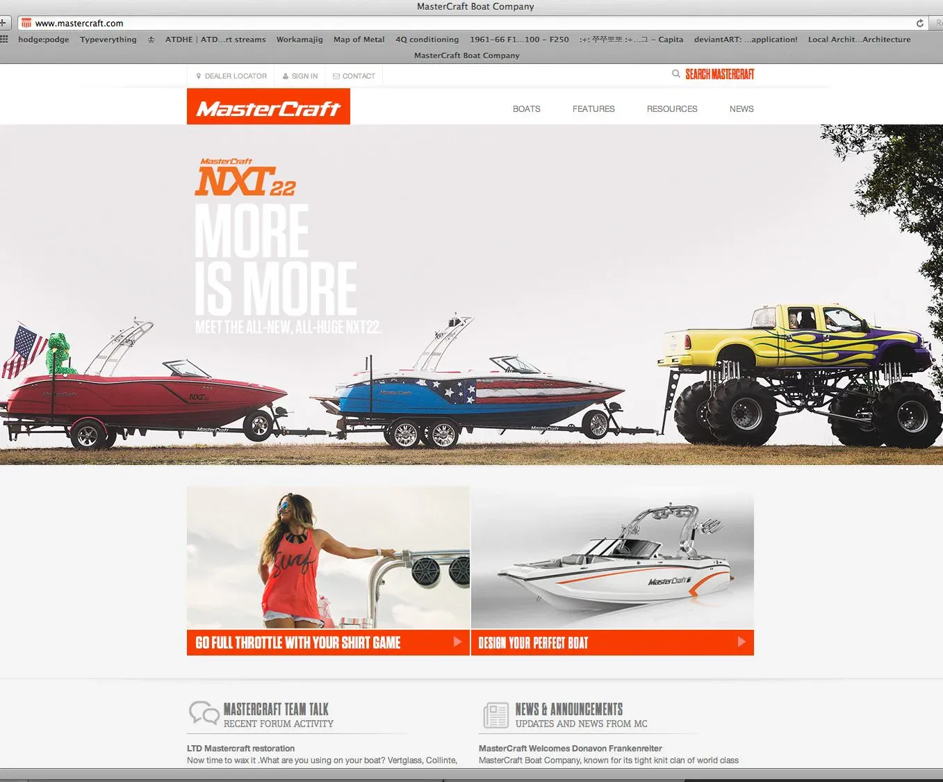 MasterCraft NXT22 catalog cover