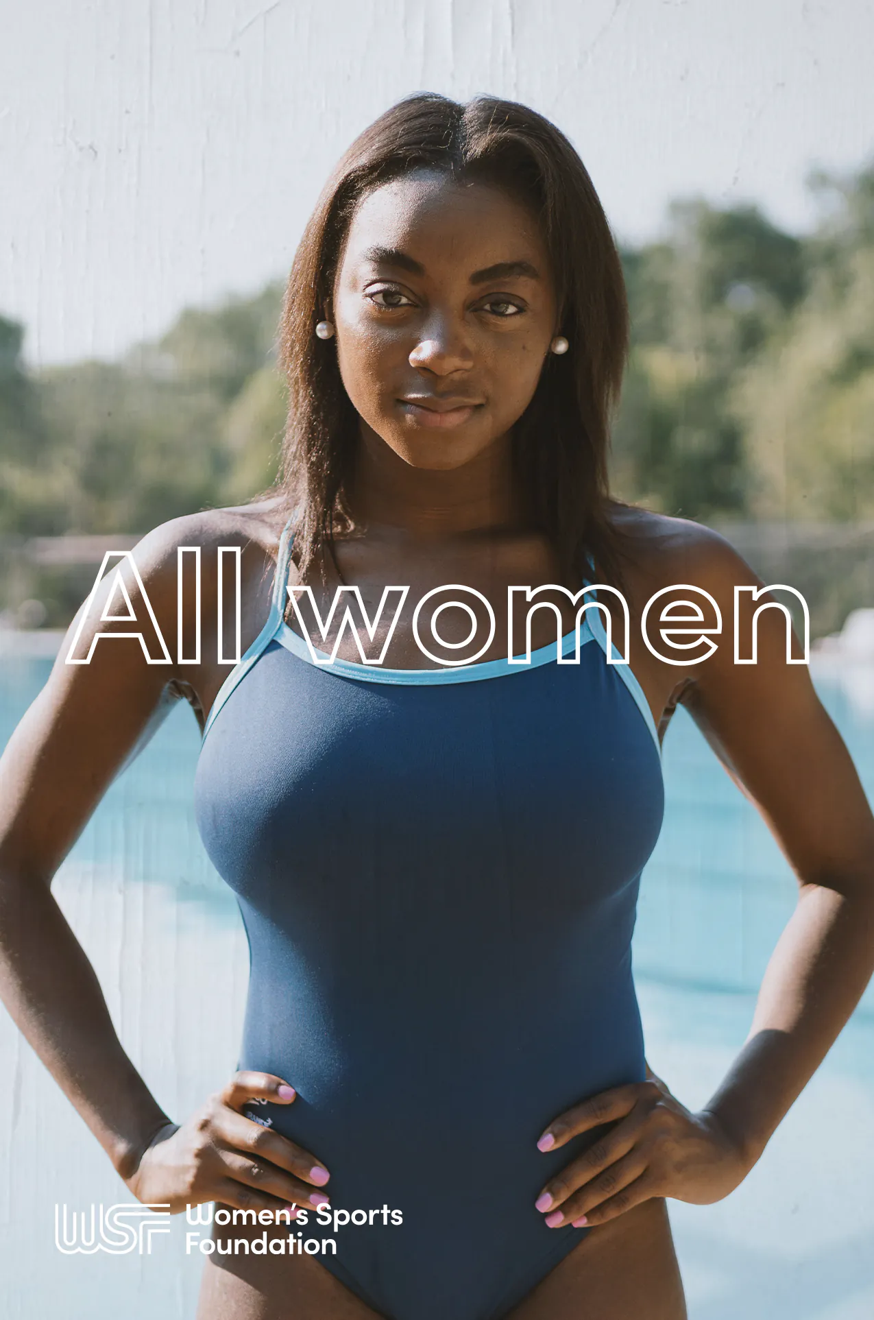 Women's Sports Foundation brand flag